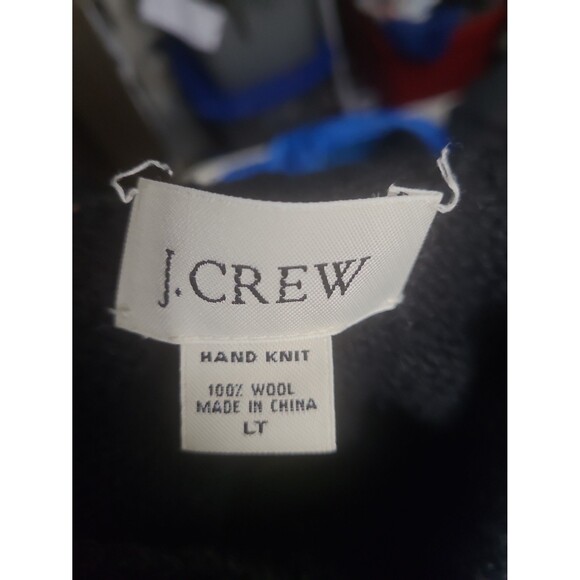 Vtg J Crew Handknit Wool Sweater - Picture 4 of 11